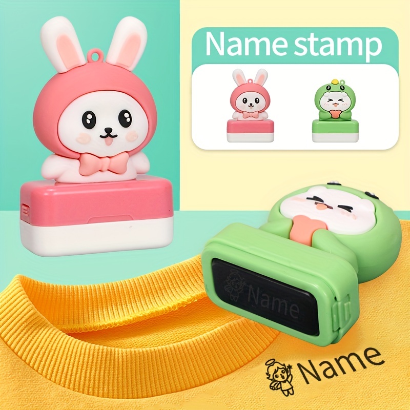 Custom Name Stamp For Clothing personalized Non-Fading School Uniform Stamps  Suitable For Boys Labels Hat Mask Socks Stamper