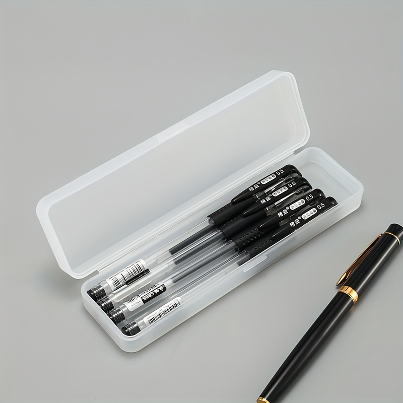 Korean Style Pencil Case: Large Capacity, Waterproof, Simple & Stylish -  Perfect for Stationery & Cosmetic Storage!