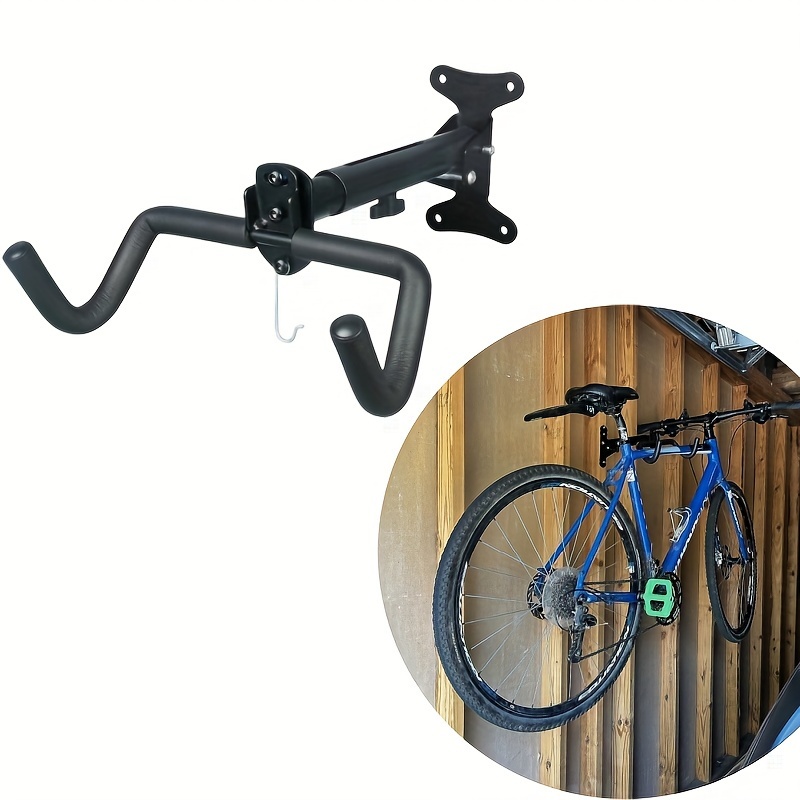6pcs Ganchos Para Bicicletas De Servicio Pesado, Revestimiento De PVC Para  Colgar Bicicletas En La Pared Del Garaje, Gancho De Almacenamiento De Bicic