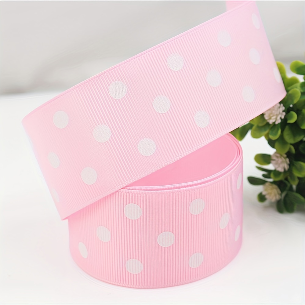 1roll Polka Dot Pattern Gift Wrapping Ribbon