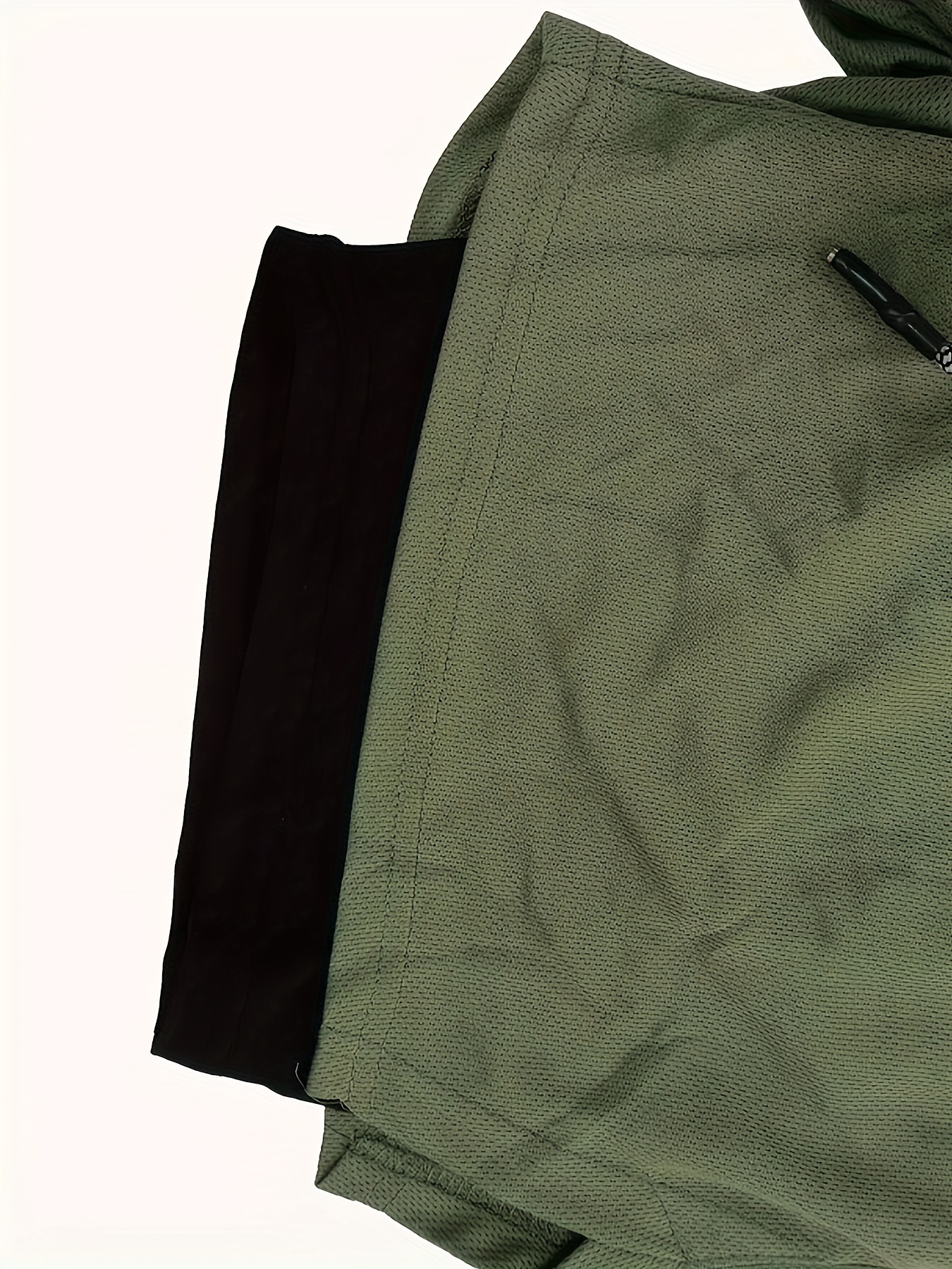 Quick-Dry, Breathable, Stretchy Men'S Casual Shorts - Five-Point Basketball Design, Adjustable Drawstring Waist, Geometric Pattern, Ideal for Running, Fitness & Sports, Casual Athletic Wear|Adjustable Drawstring Shorts|Stretchy Fabric