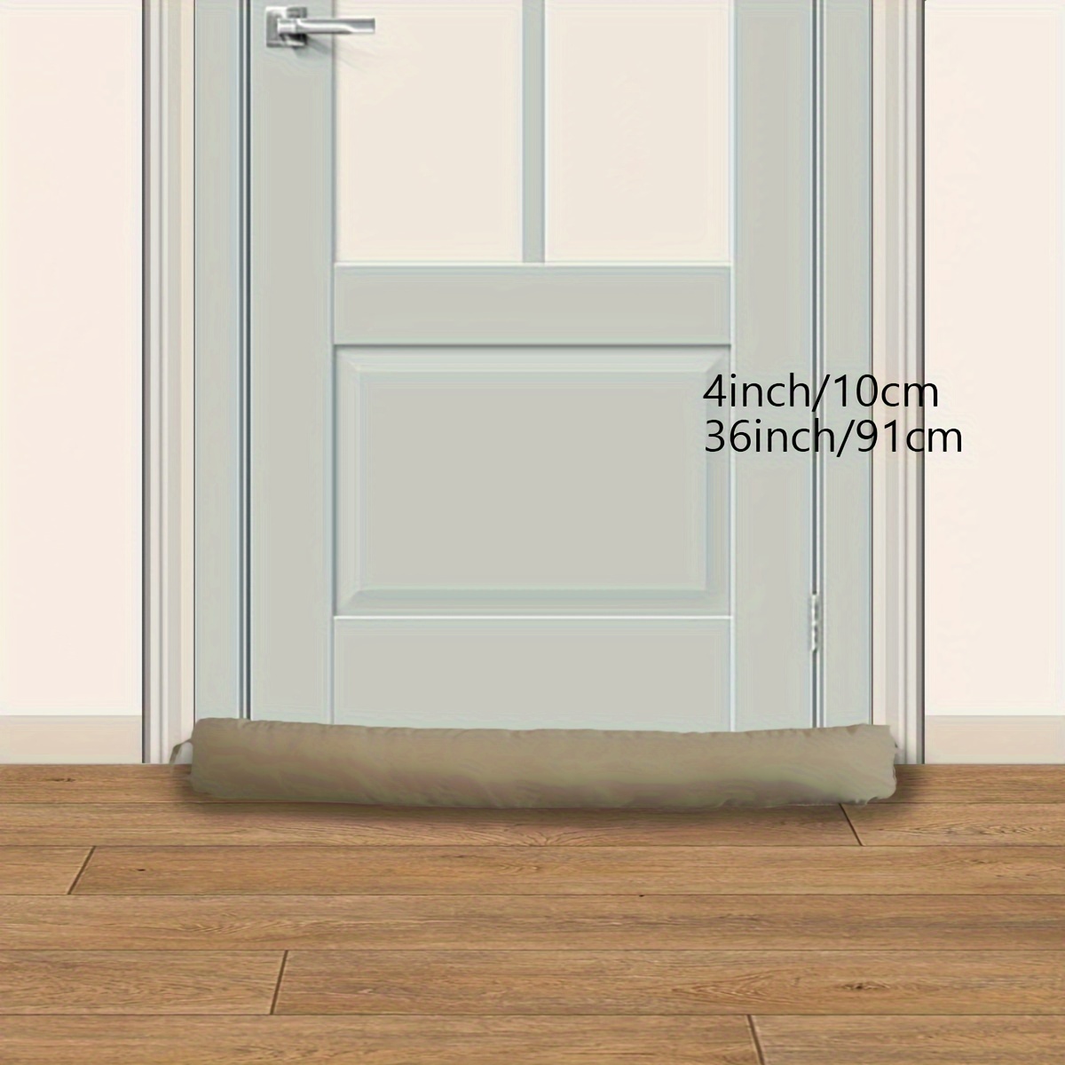 TEMU 1pc Durable And Sturdy Under Door Draft Stopper, Soundproof Windproof And Blocker, Heat And Cold , Home Decoration