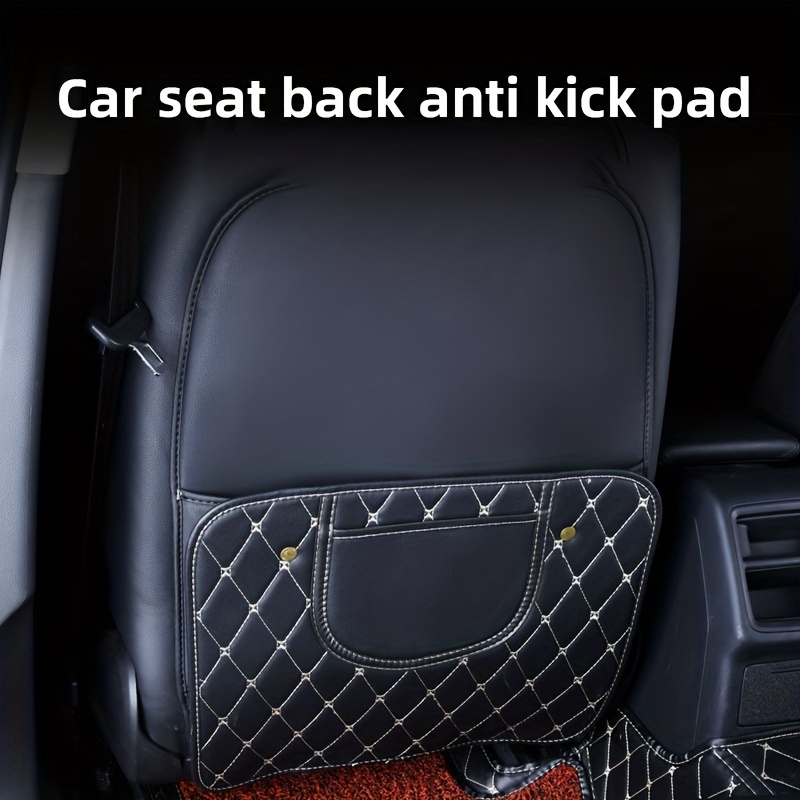 Auto Sitz Rückenschutz Anti Kick Pad Matte Abdeckung mit Aufbewahrungstasche