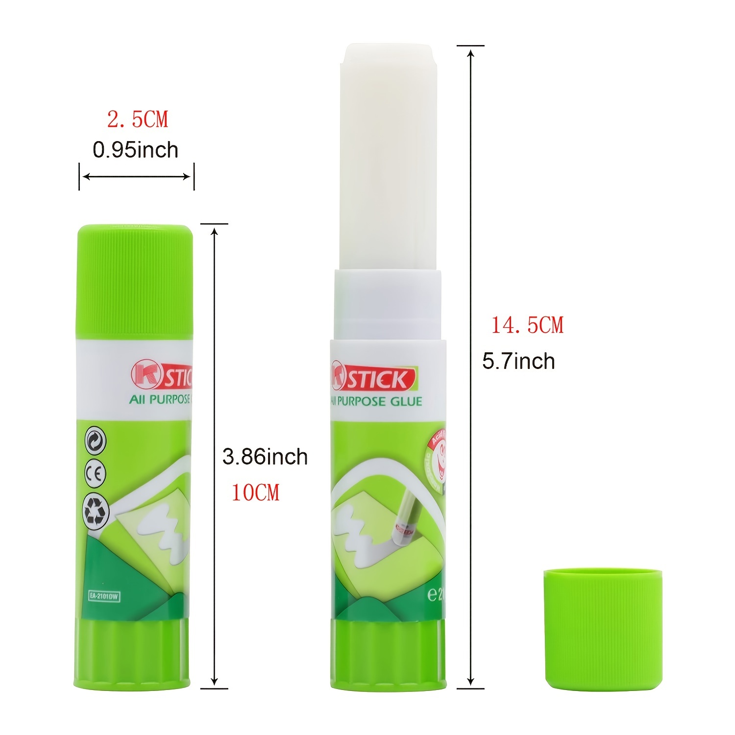Cheap 3D Printer Glue Sticks PVP Solid Glue Sticks Non-toxic Washable for  Hot Bed Platform Glass Plate
