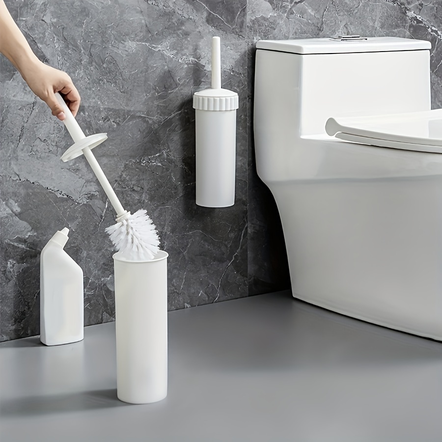 Disposable Toilet Brush with Long Handle Flexible Bathroom