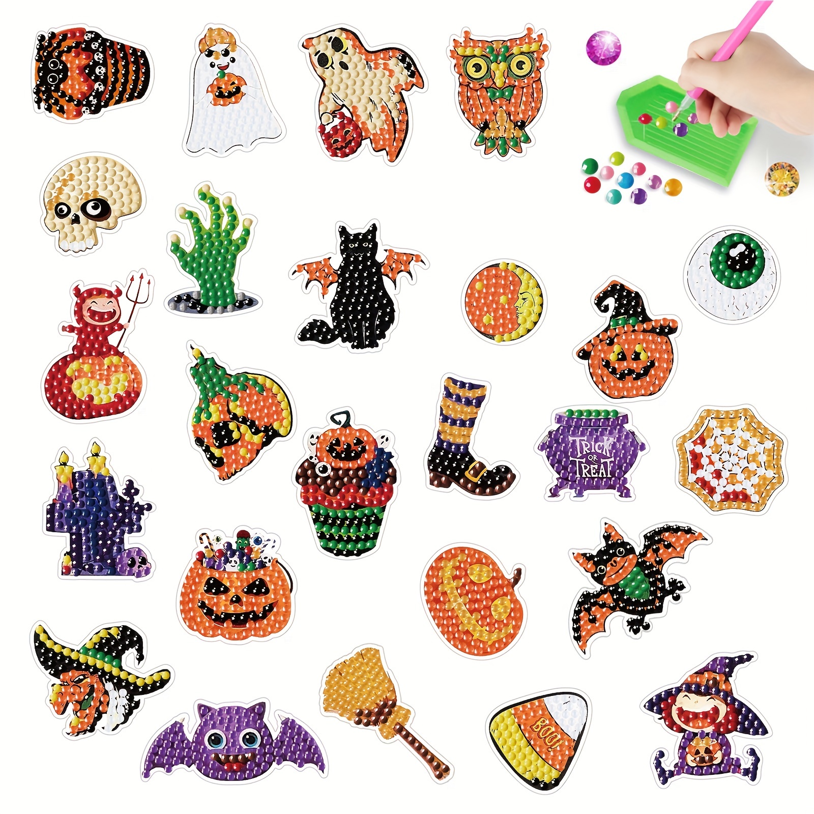 Halloween Theme Diamond Decals autumn Theme Diamond Painting - Temu