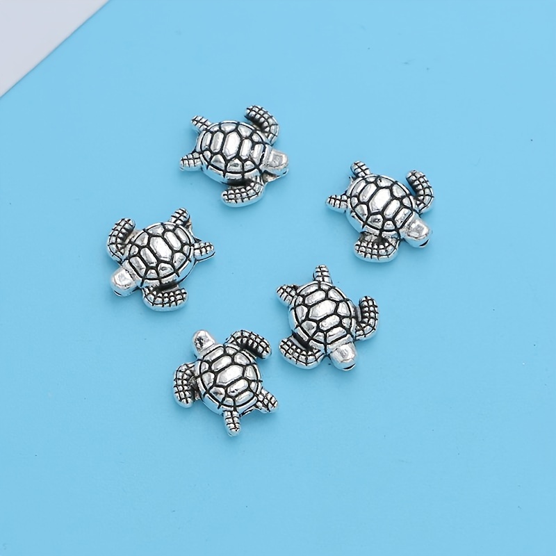 Turtle Loose Spacer Beads For Jewelry Making Necklace - Temu