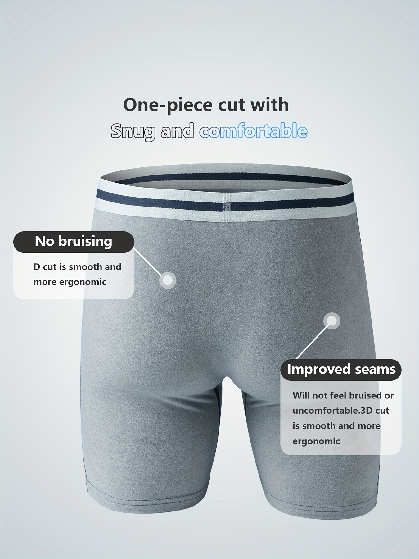 Men's Warm Fleece Winter Boxer Briefs Trunk Shorts Underwear Panties  Underpants 