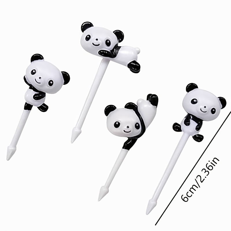 Cuppy Run-Run Bento Accessories Panda Picks & Forks - tokopie