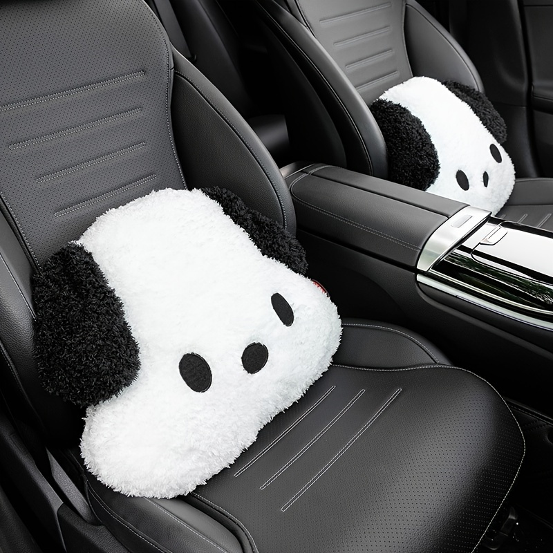 Cartoon Dog Headrest Pillow Neck & Back Support for Car
