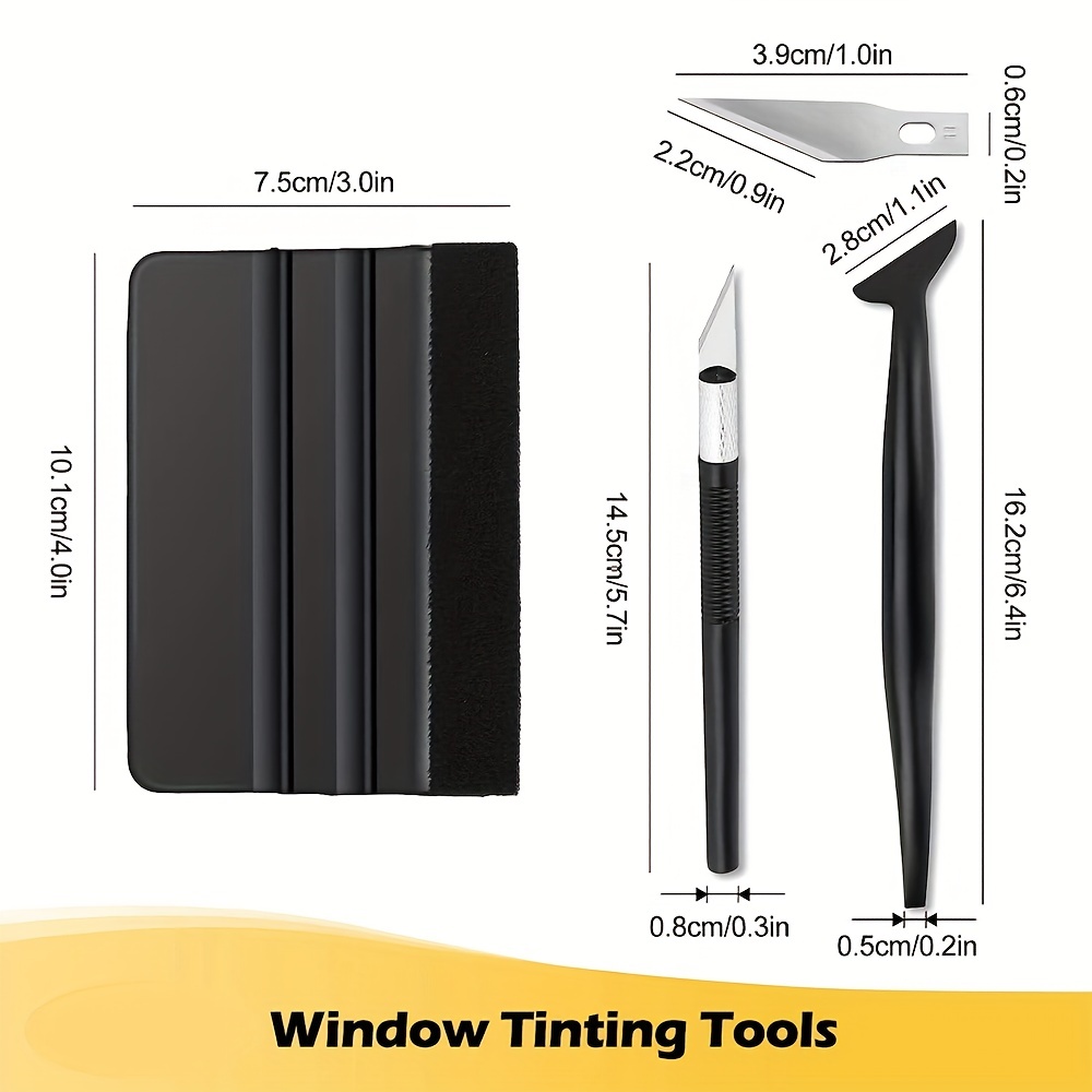 Window Tinting Tools Professional Car Wrap Kit Vinyl Wrap - Temu