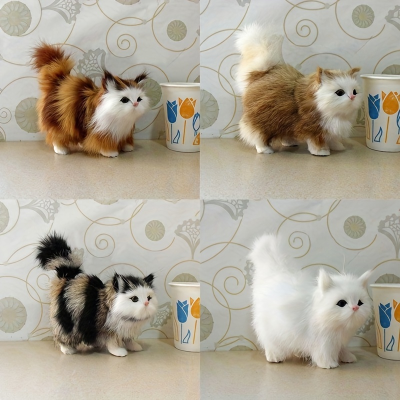 GANAZONO 10 Pcs Modelo De Gato Brinquedos De Figura De Gato Jogo De  Estatuetas De Gato De Miniaturas De Gatos Conjunto De Enfeite De Gatinho  Mini