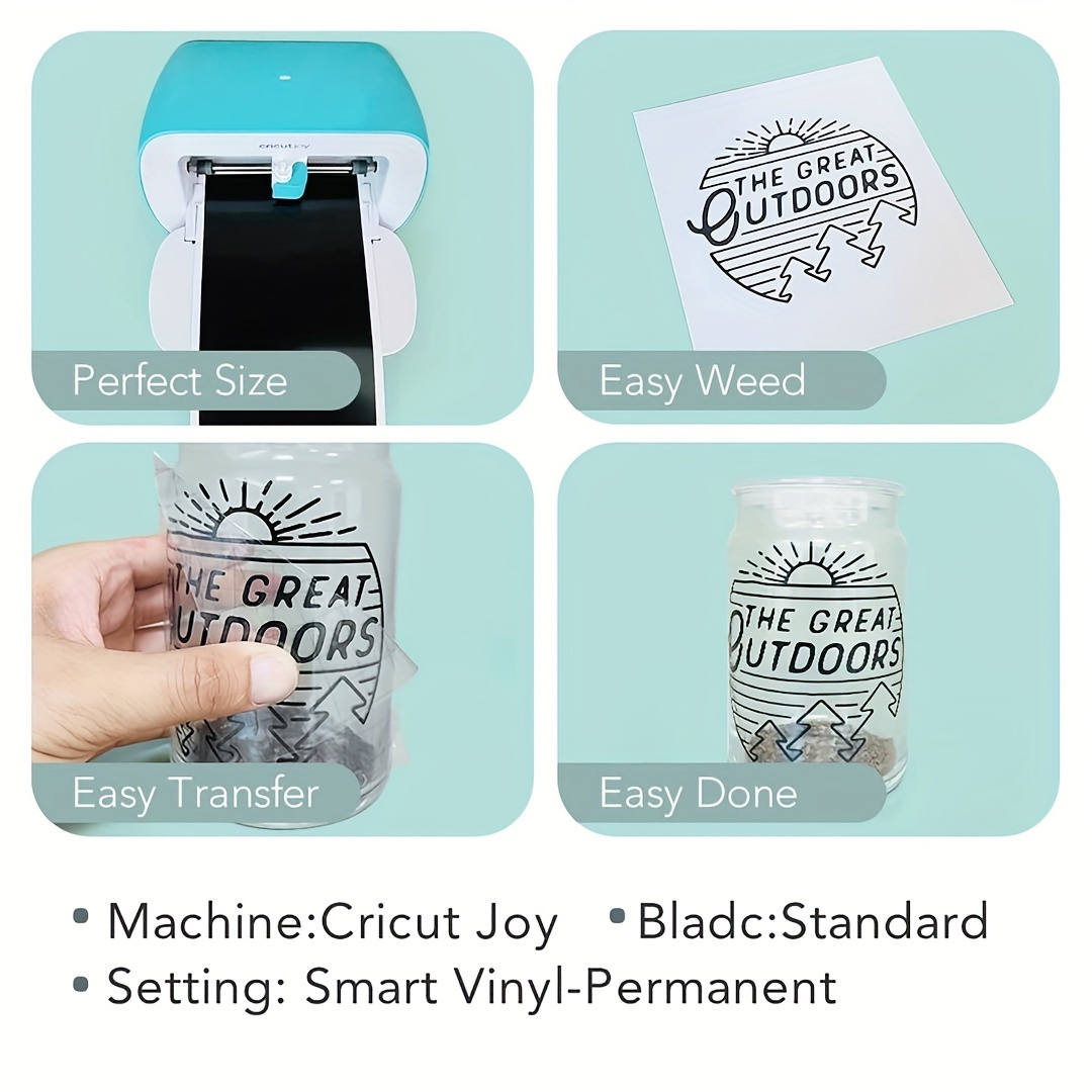 Permanent Smart Vinyl For Cricut Joy Machine Matless - Temu