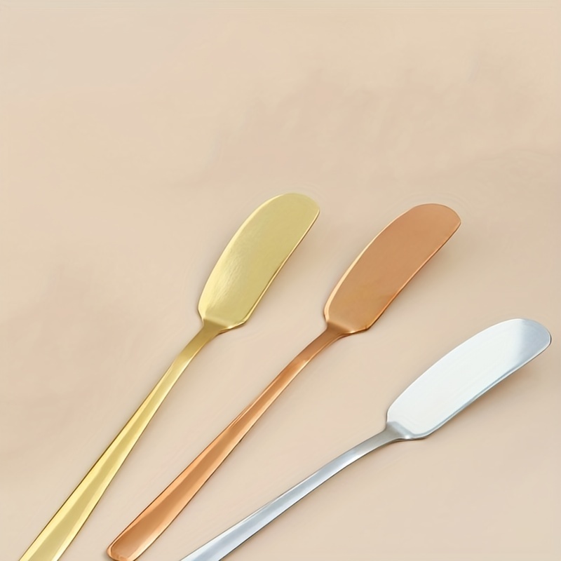 Long Handle Stainless Steel Butter Knife Spatula Perfect For - Temu