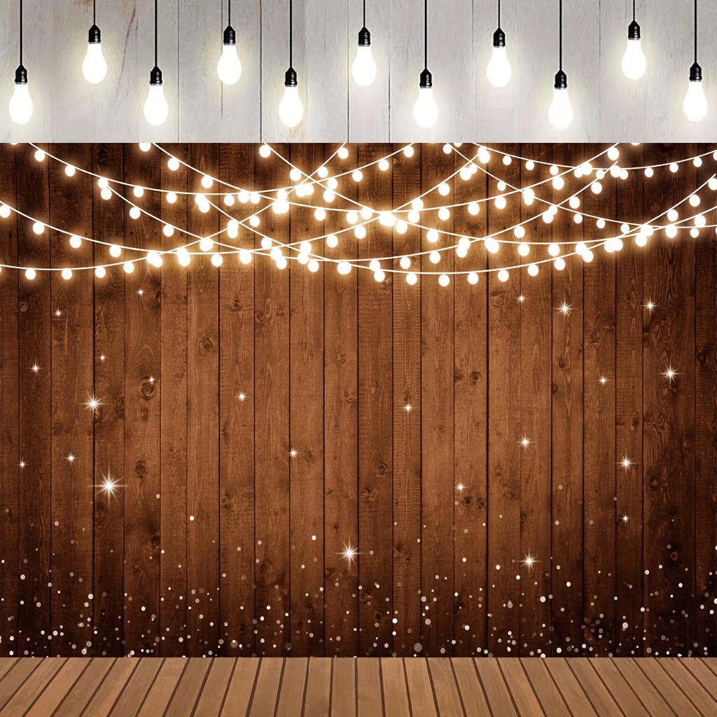 Rustic Glitter Wood Photography Backdrop - For Weddings, Parties, And ...