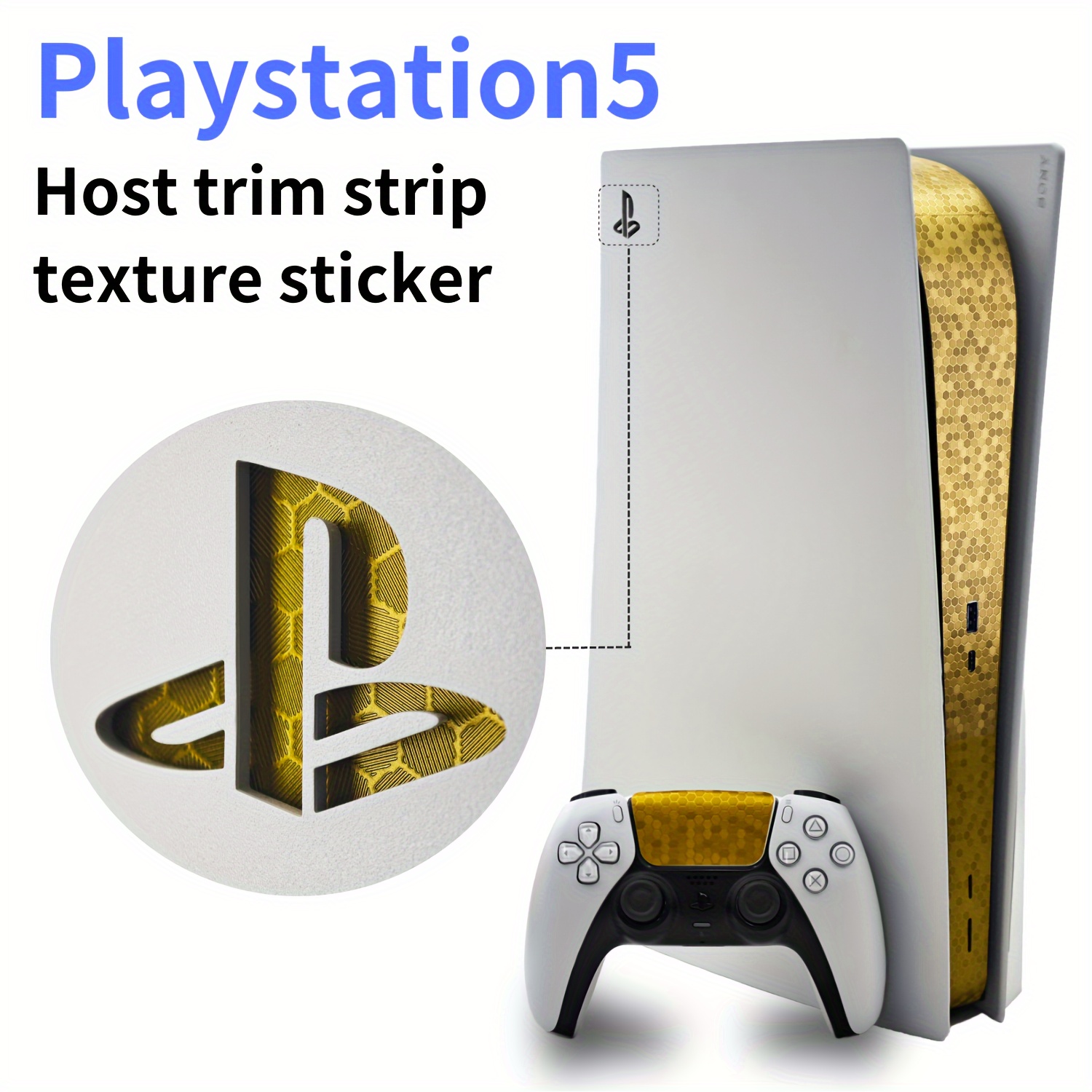 Custom Ps5 slim disc Accessories Cover Standard Disc Edition Host Vinyl  Decal Skin Sticker For Ps5