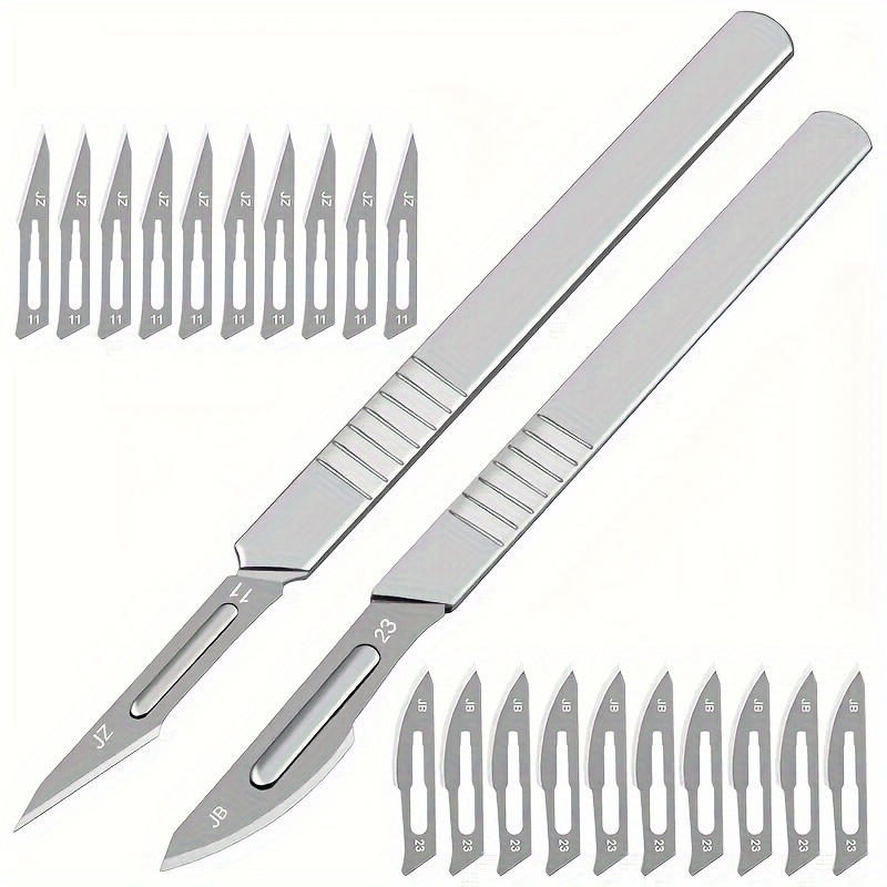 Exacto Knife 6 Spare Blades Stainless Steel Exacto Knife Set - Temu