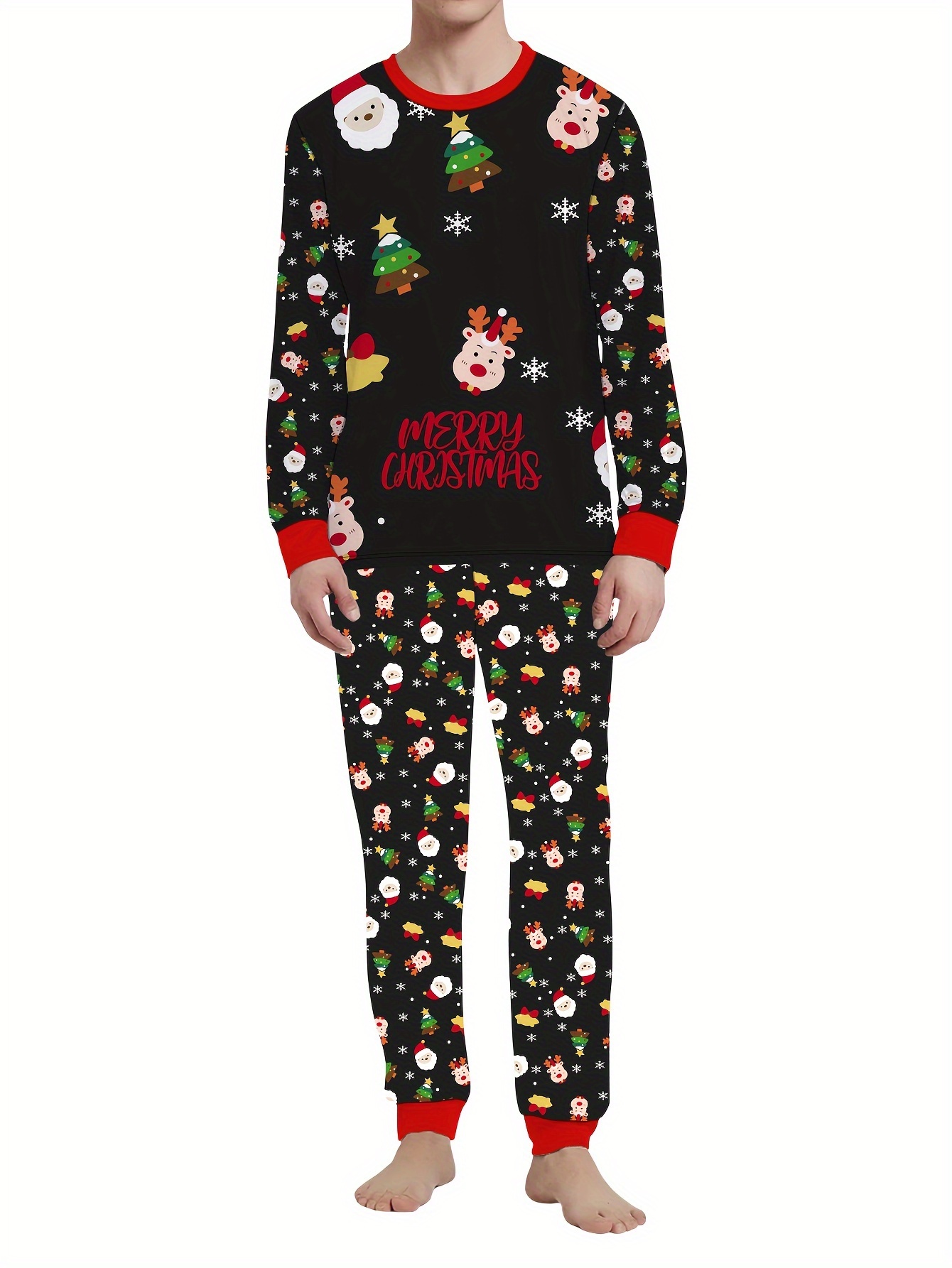 Mens ugly christmas discount pajamas