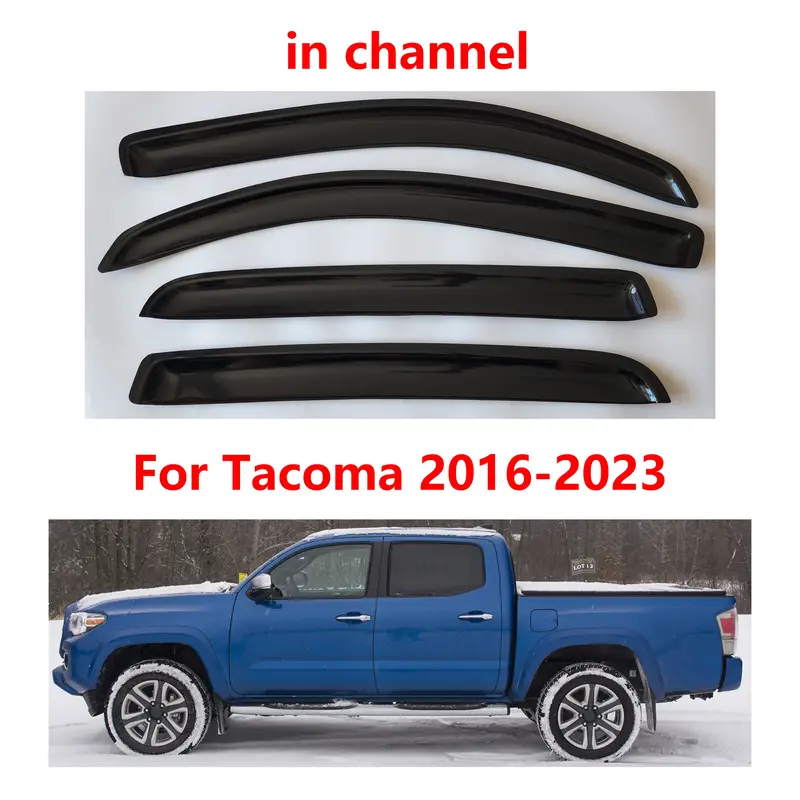 Épaissi 4pcs Pour Pour Tacoma 2016 2023 Déflecteur De - Temu France