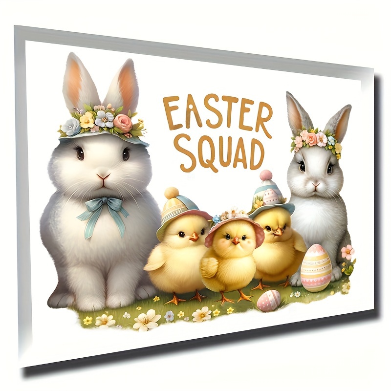 5D Diamond Painting Happy Easter Bunny Gnome Kit