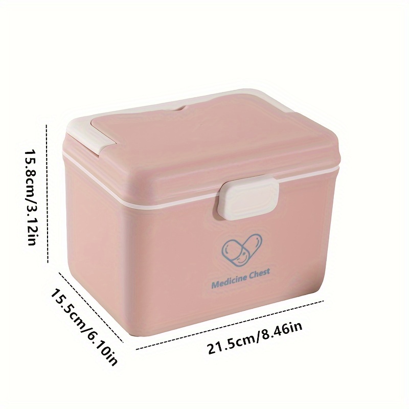 Large Capacity Medicine Storage Box Multi layer Dust proof - Temu