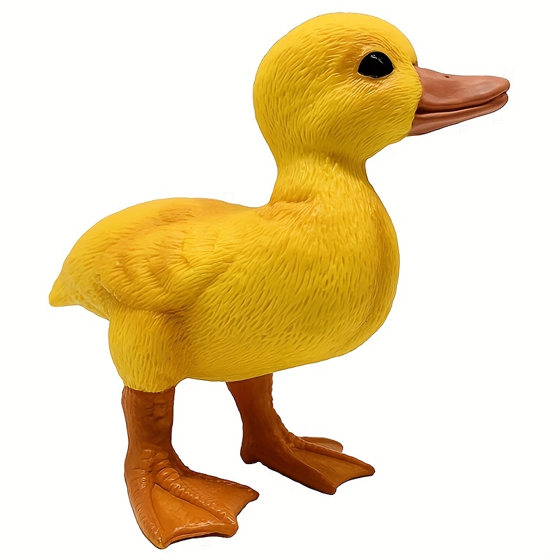 Yellow Rubber Duck Farm Duck Toys Realistic Duckling - Temu