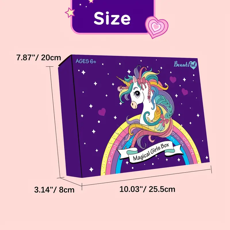 Unicorn Stationery Set for Kids - Unicorn Gifts for Girls Ages 6, 7, 8, 9, 10-1