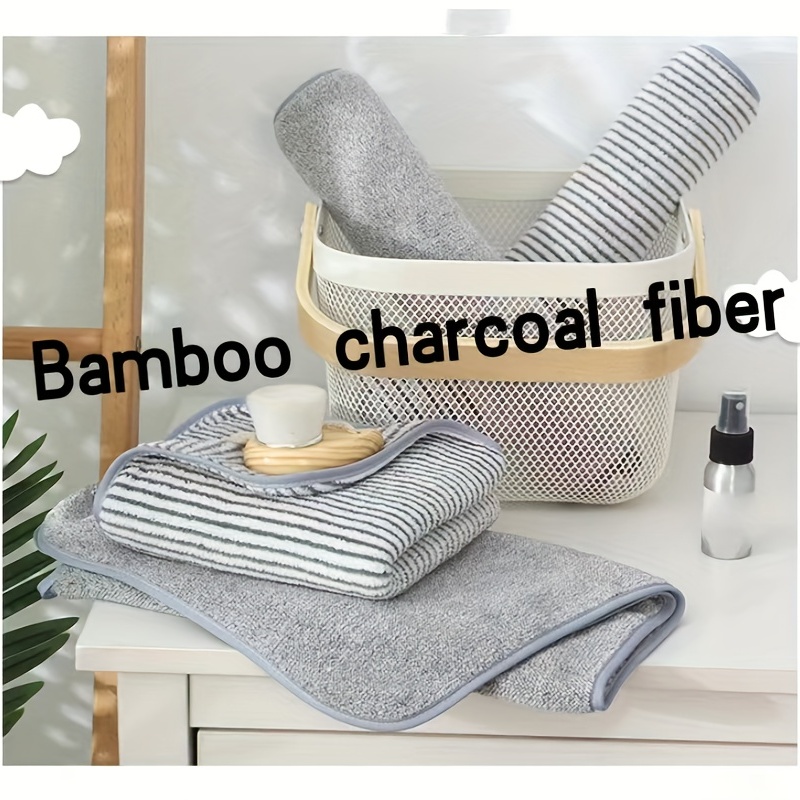 Soft & Absorbent Bamboo Bath Towels - Perfect For Hiking, Camping, Spa,  Travel & Hotel - 27.5x55 - Bathroom Accessories - Temu