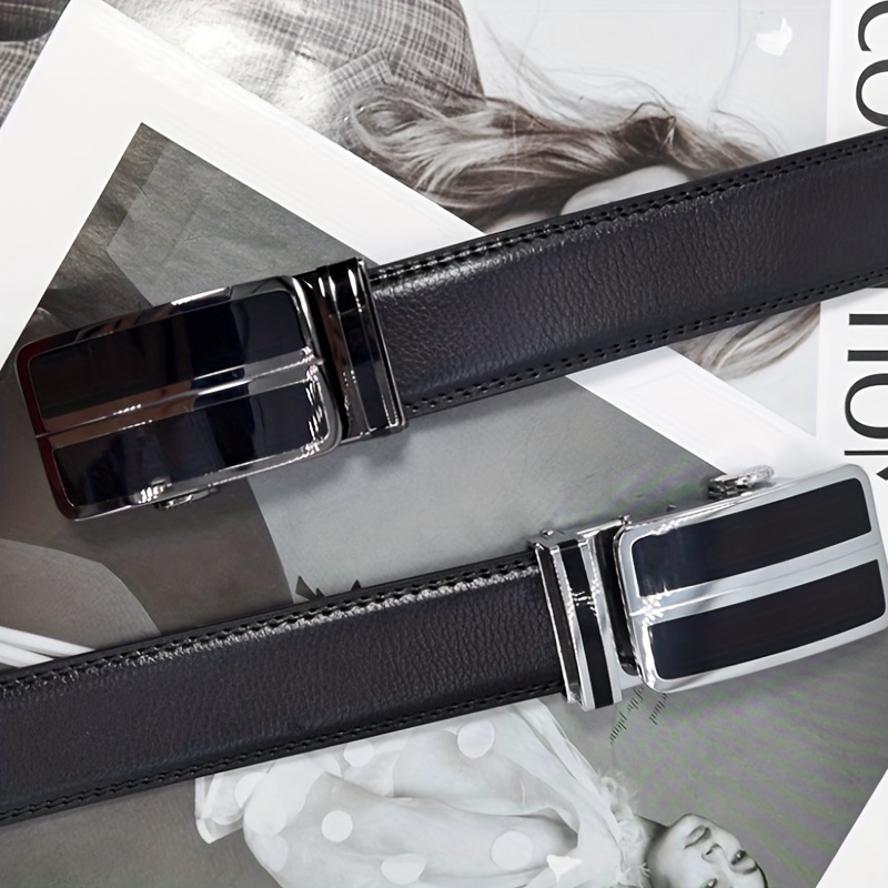 Cinturones de cuero genuino para mujer, segunda capa de piel de vaca,  cinturón Vintage con hebilla