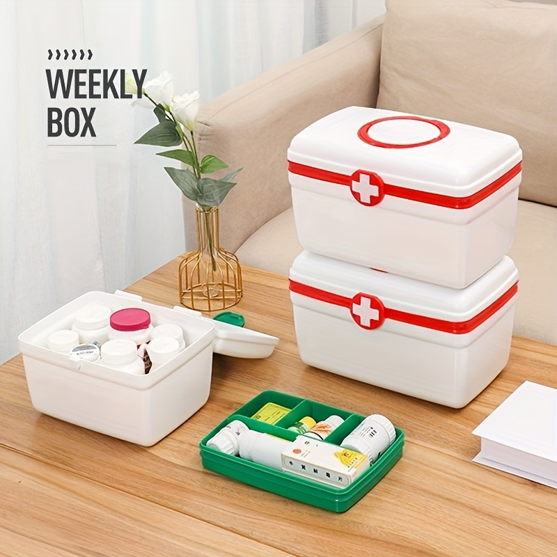 Medicine Box Transparent First Aid Box Family Emergency Kit