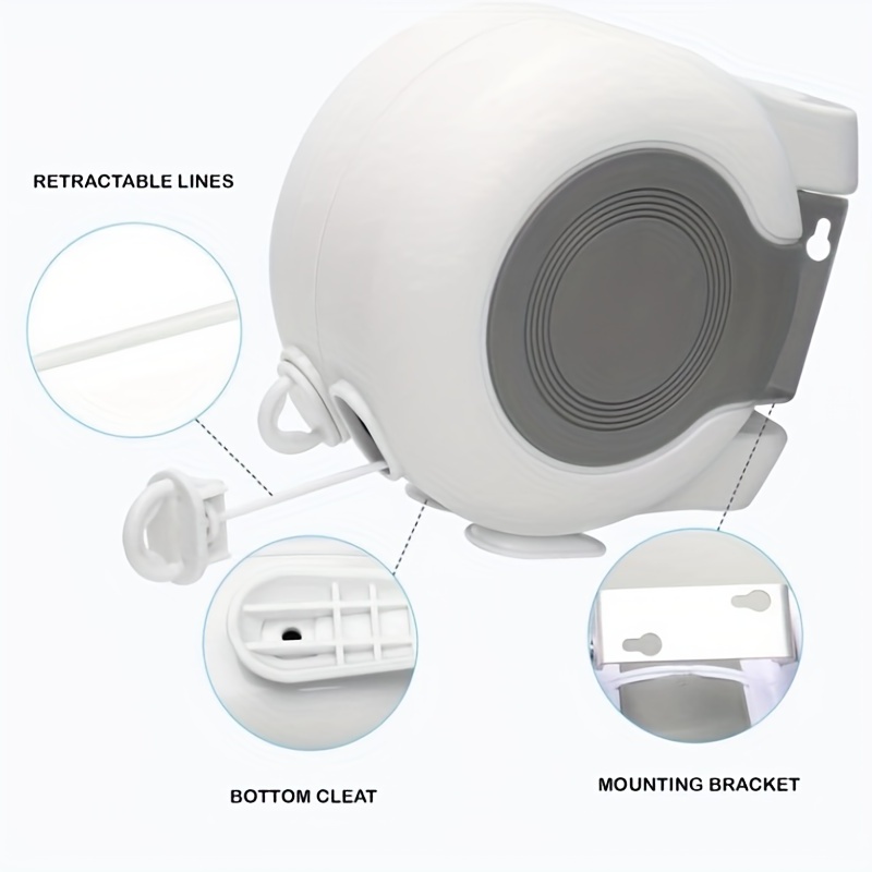 Washing line retractable discount double