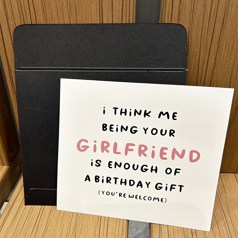 1pc, Cute Gifts For Girlfriends, Girlfriend Birthday Gifts From Boyfriend,  Unique Acrylic Plaque With Love Quotes, Romantic Girlfriend Gift For  Birthday, Anniversary, Valentines Day, Thanksgiving - Wedding Halloween  Thanksgiving Christmas Day