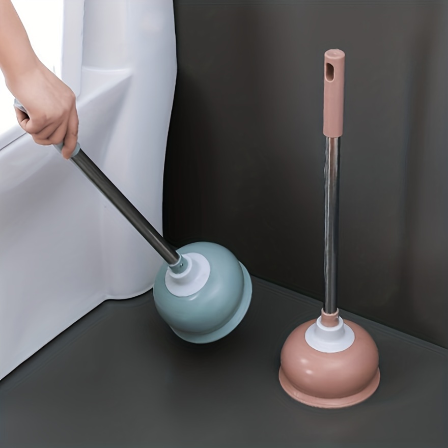 High Pressure Toilet Unblock One Shot Vacuum Toilet Plunger Plunger Kitchen  Clog Remover Household Toilet Leather Suction