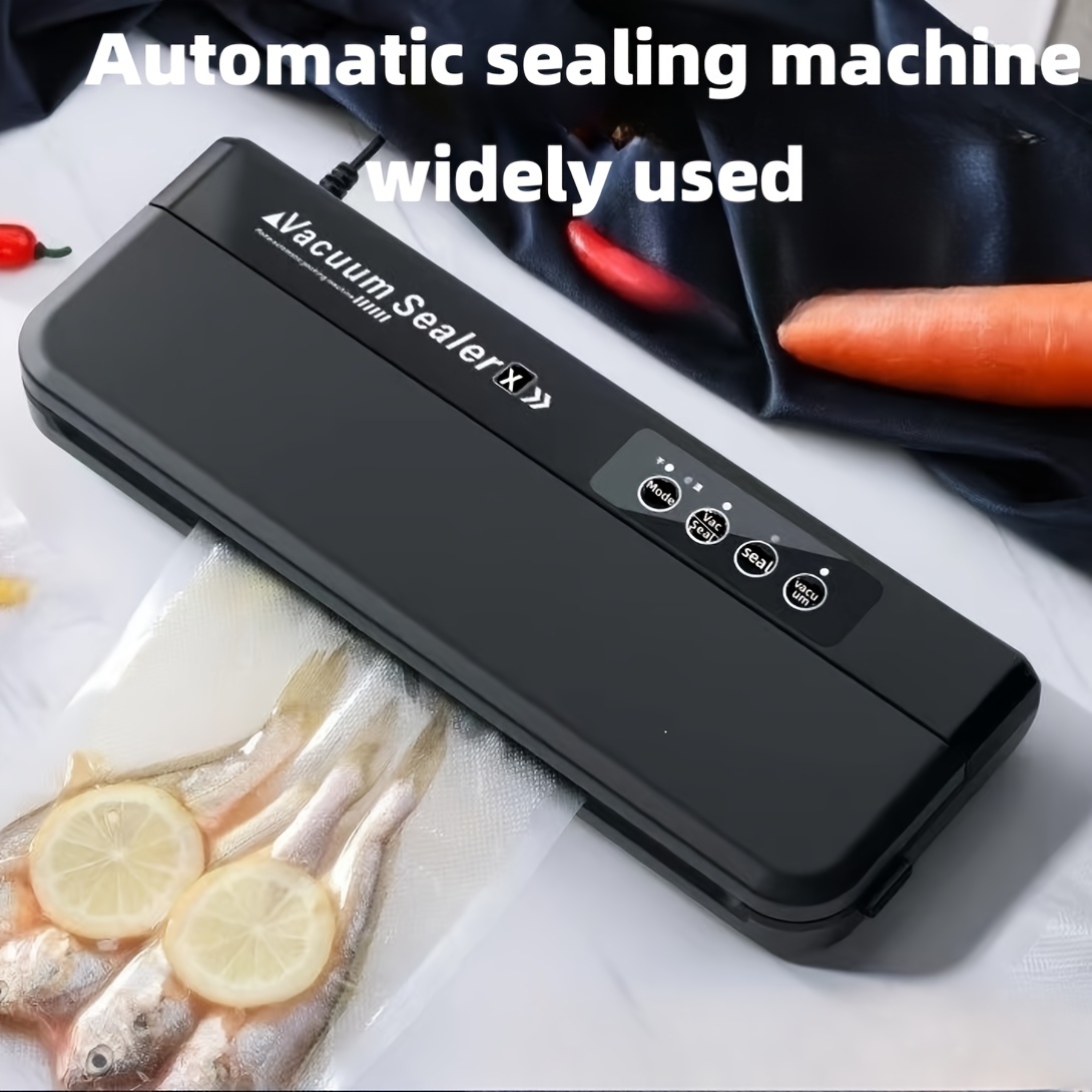 Automatic Vacuum Sealer Machine - Keep Food Fresh For Longer With 10 Free  Bags, Led Indicator Lights & Air Sealing System - 110v Us Plug - Temu