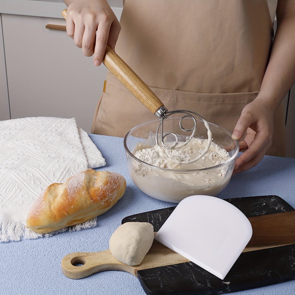 Effortlessly Cut And Blend Dough With Stainless Steel Baking - Temu