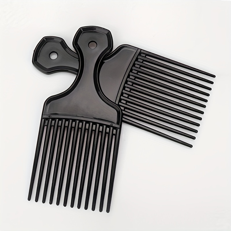 Peigne en plastique peigne Afro cheveux Pick peigne cheveux fourche peigne  coiffure styling outil pour homme et femme