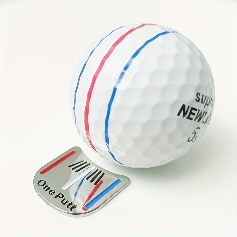3pcs Zinc Alloy Golfing Hat Clips Golfs Ball Aiming Markers Golfs Supplies  