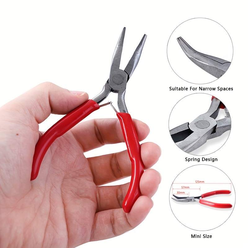Needle Nose Pliers Necklace Repair Kit Jewelry Making Tools Hand