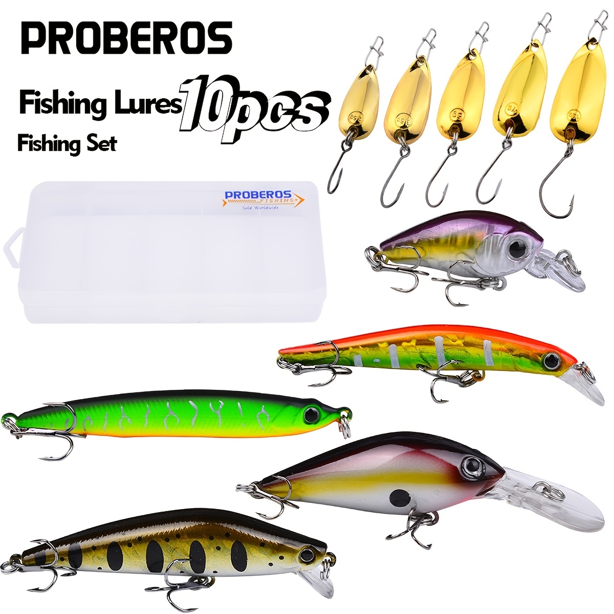 Artificial Fishing Lure Fishing Lure Set Kit Fishing Lures - Temu