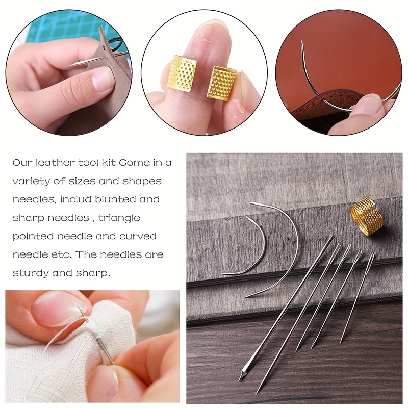 AND THREAD LEATHER sewing large eye sewing curved sewing needles