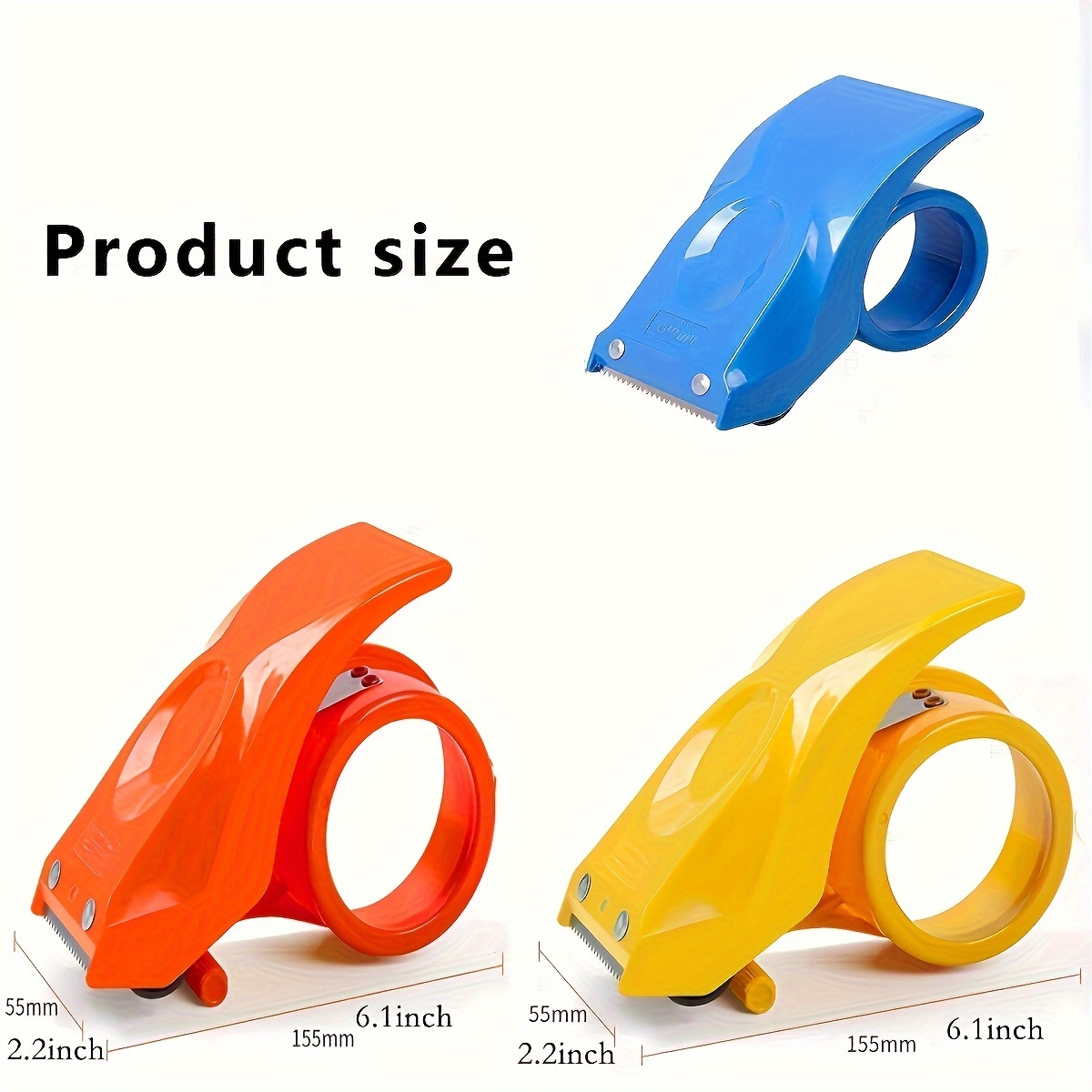 Heavy Duty Shipping Tape Dispenser With Patented 10° Sloped - Temu