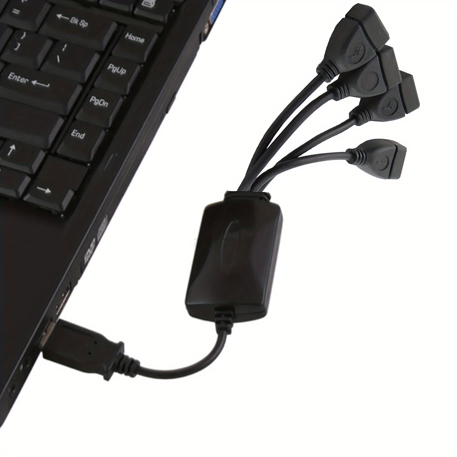 Haute Qualité USB 2.0 1 Femelle à 2 Double USB Mâle Data Hub Adaptateur  Diviseur De Puissance De Remplissage D'USB de Câble