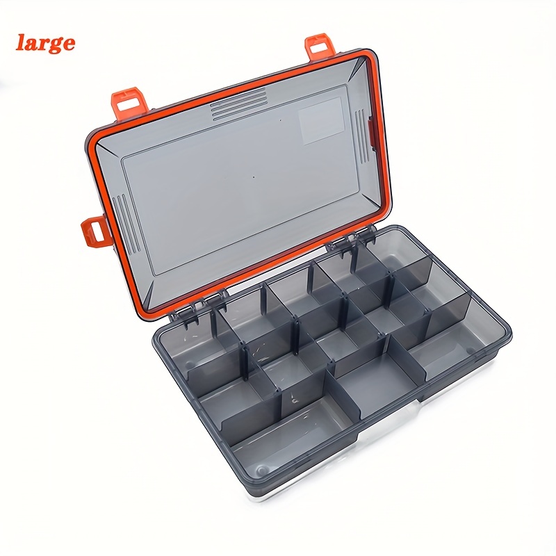 Muloo Mini Fishing Lure Box Outdoor Fishing Tool Box Portable Tackle Cases  Mini Toolboxs Double-Sided Lure Hook Fishing Tackle Box White