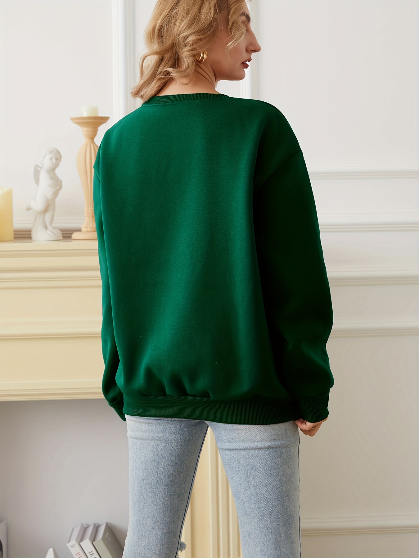 cartoon graphic printed pullover sweatshirt Temu Australia