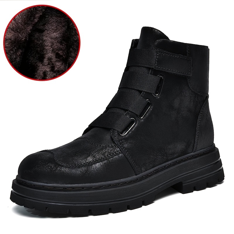 Mens ankle boots deals with velcro fastening