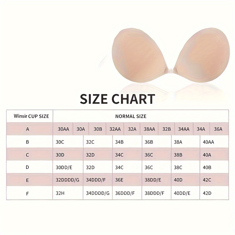Invisible Stick-On Lift Bra, Strapless & Seamless Push Up Self
