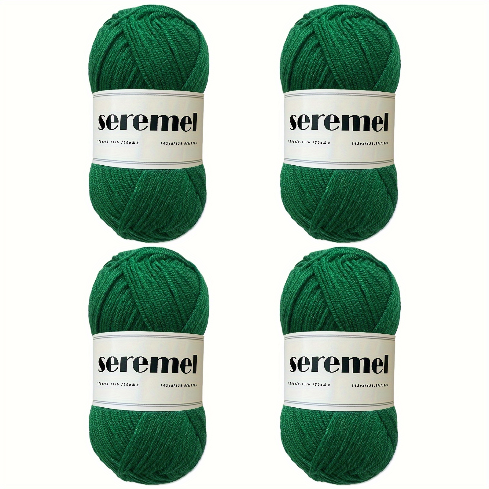 Acrylic Yarn For Crocheting And Knitting 4plys Soft Warm - Temu United Arab  Emirates