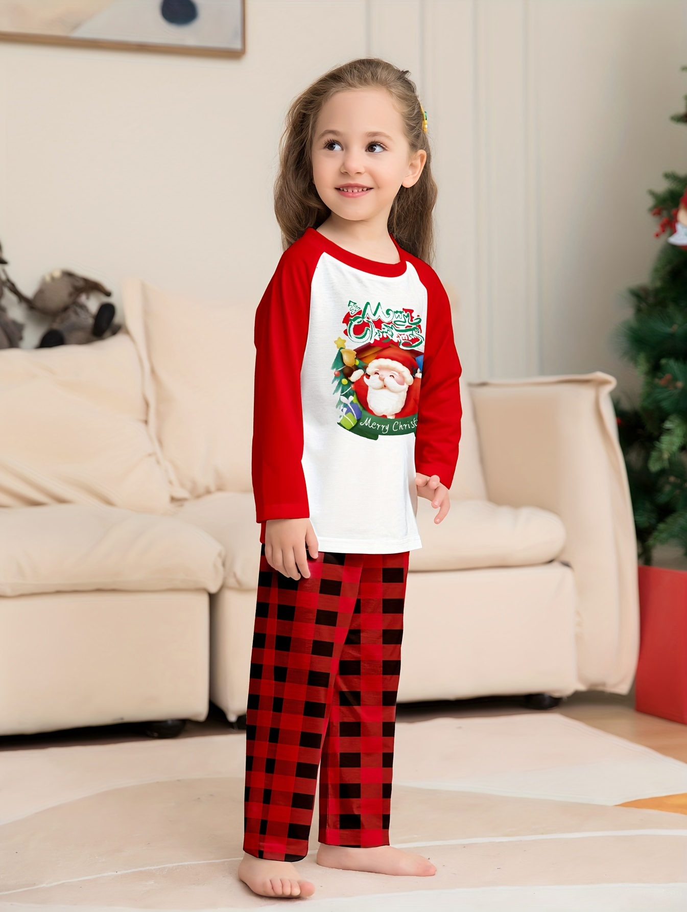 Pigiama Bambini Toppe Babbo Natale 2 Pezzi Set Top E - Temu Italy