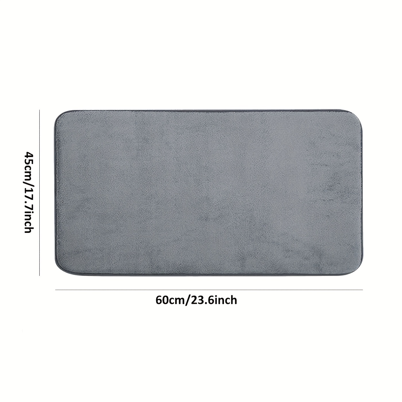 Soft Memory Foam Bath Mat for Relaxing Shower Experience