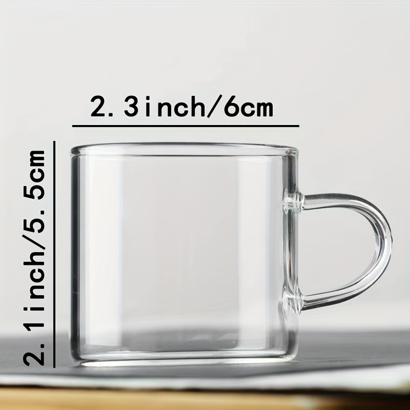 Glass With Handle Transparent Heat resistant Glass Water Cup - Temu